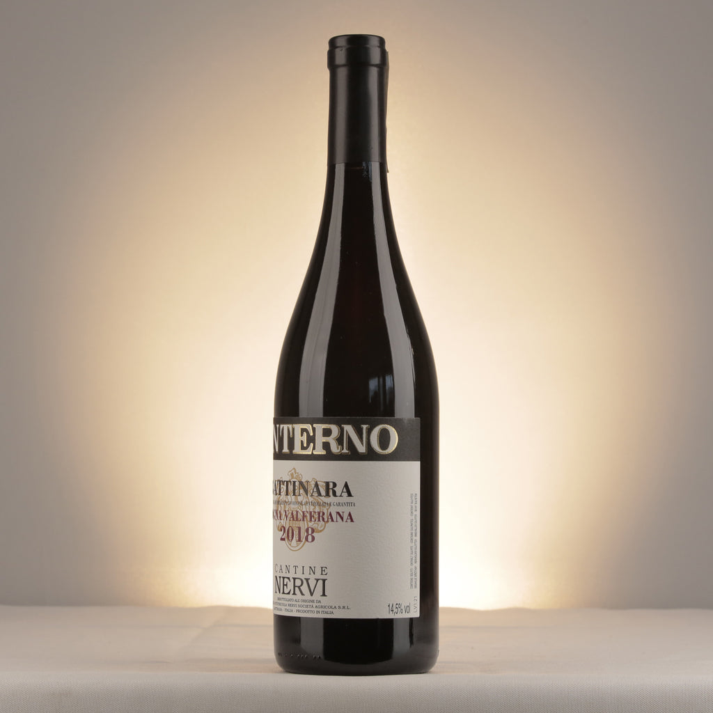 Nervi Gattinara Valferana 2018 Bottle detail