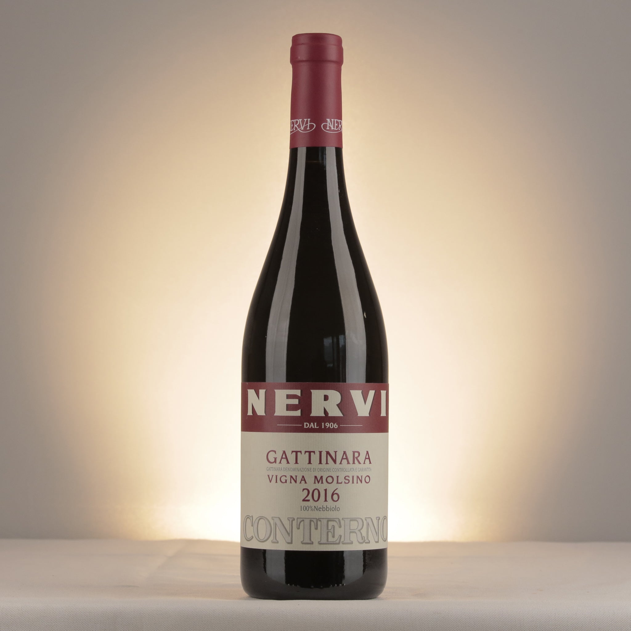 Nervi Gattinara Vigna Molsino 2016 Bottle front