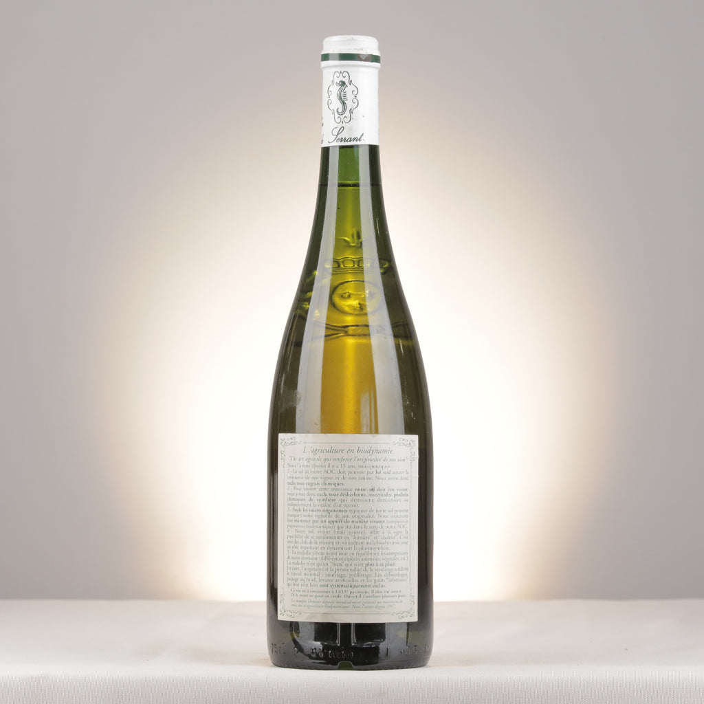 Nicolas Joly Savennières Coulée-de-Serrant 1995 Bottle back