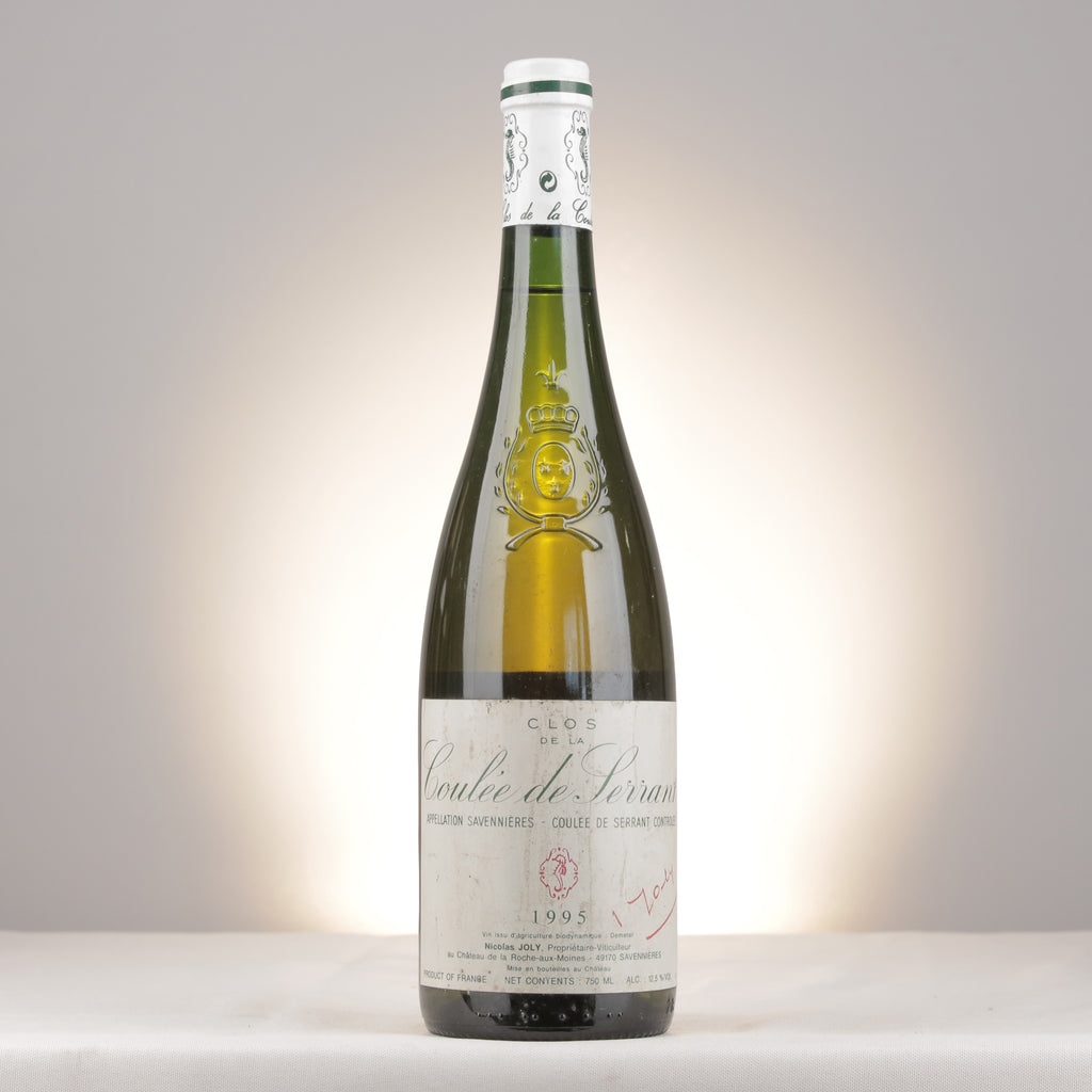 Nicolas Joly Savennières Coulée-de-Serrant 1995 Bottle front