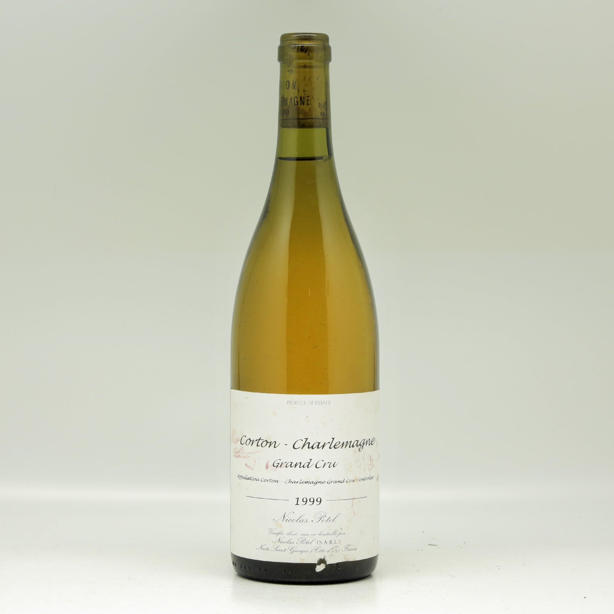 Nicolas Potel Corton-Charlemagne Grand Cru 1999 Bottle front