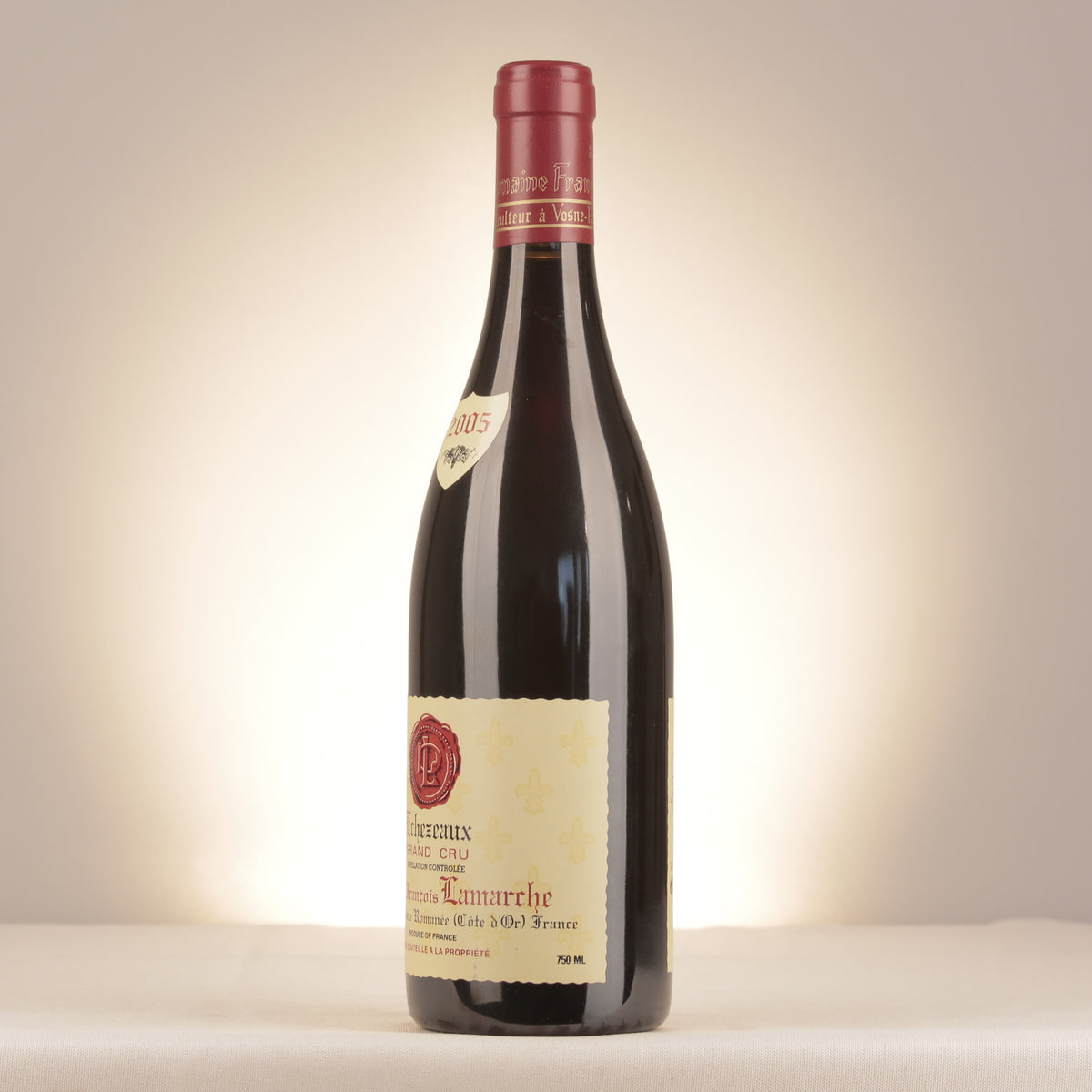 Nicole Lamarche Echézeaux Grand Cru 2005 Bottle turned left