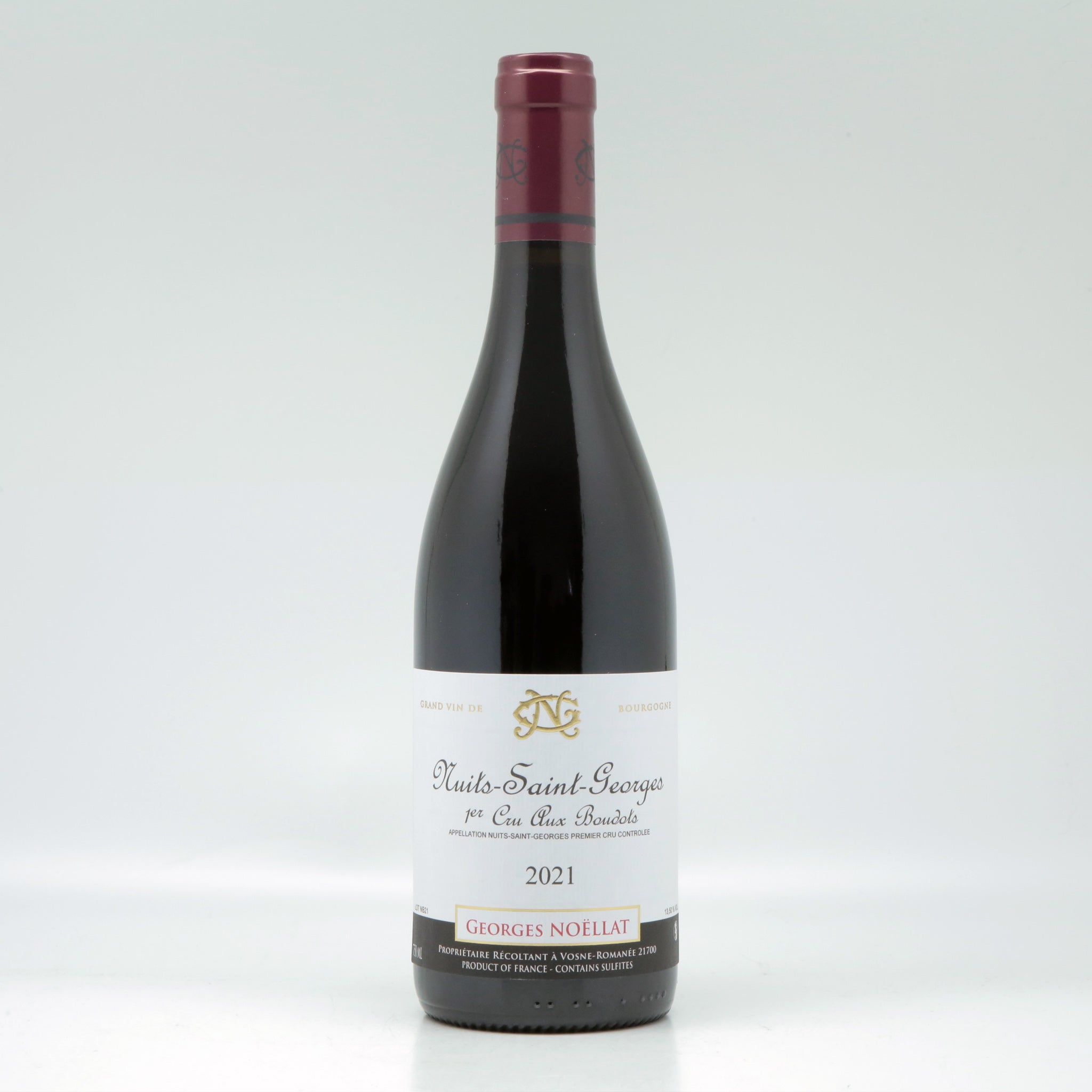 Domaine Georges Noëllat Nuits-Saint-Georges 1er Cru "Les Boudots" 2021 Red wine Bottle