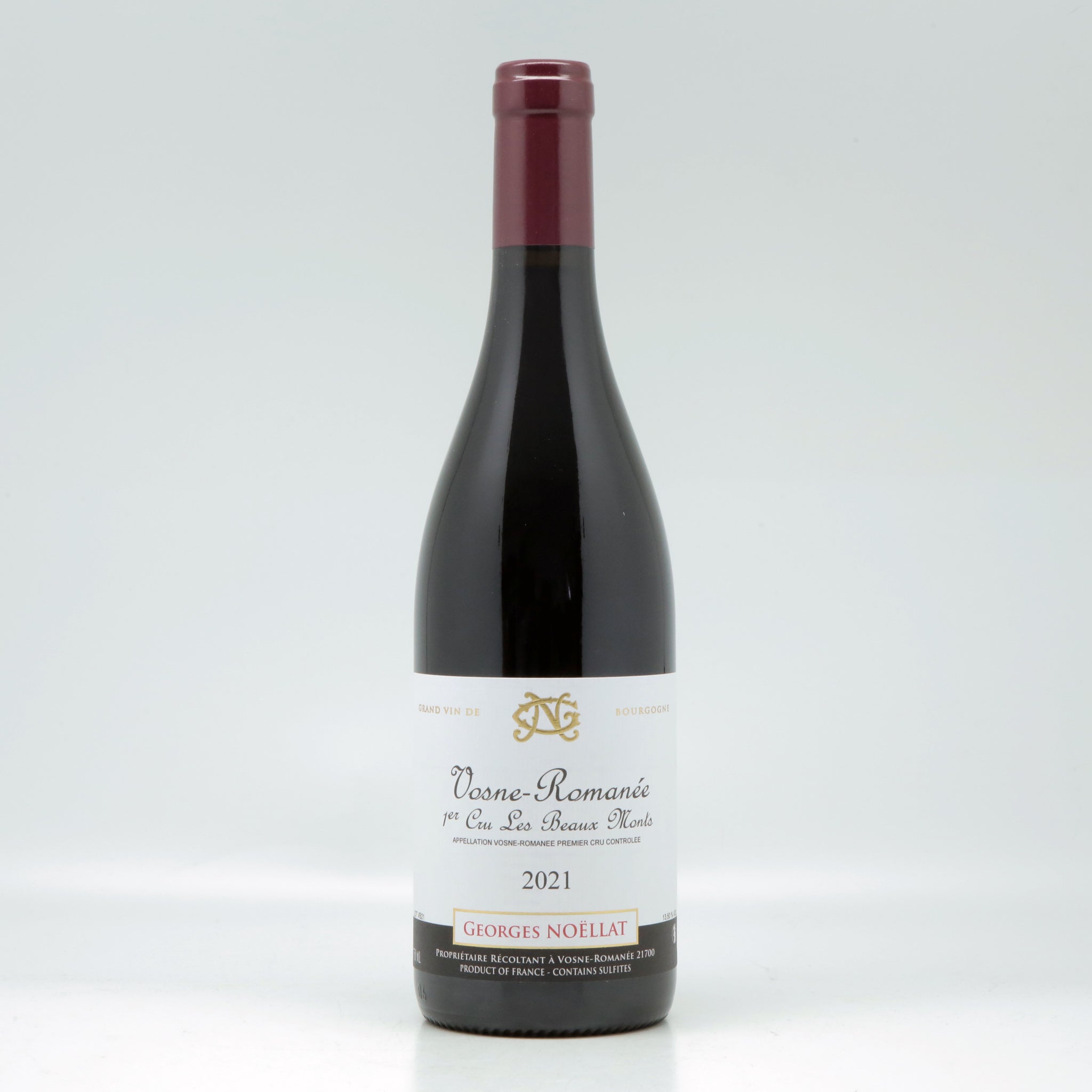 Domaine Georges Noëllat Vosne-Romanée 1er Cru "Les Beaux Monts" 2021 Red wine Bottle
