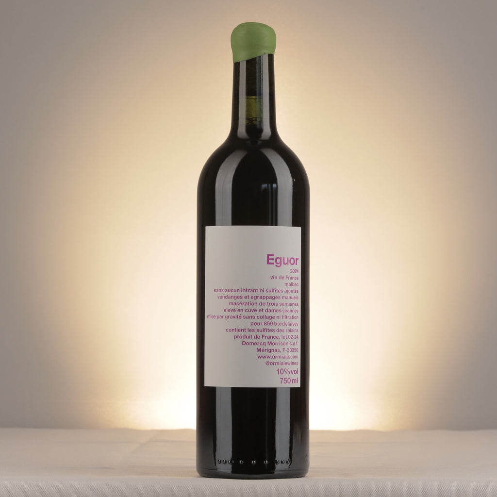 Ormiale Eguor 2024 Bottle front