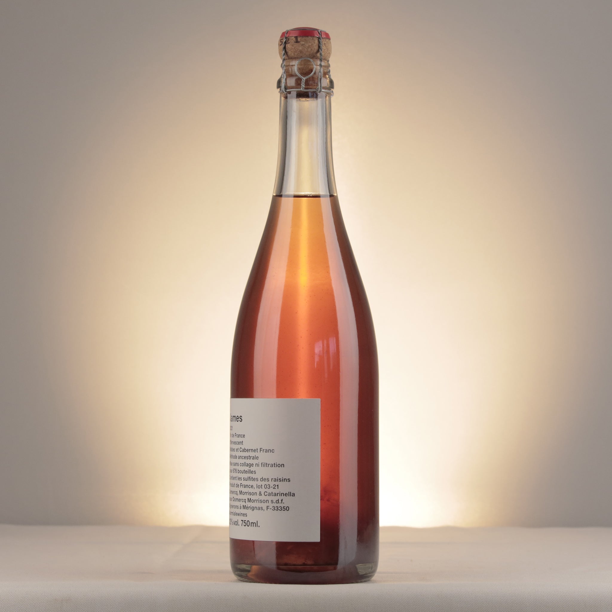 Ormiale James 2021 Bottle detail