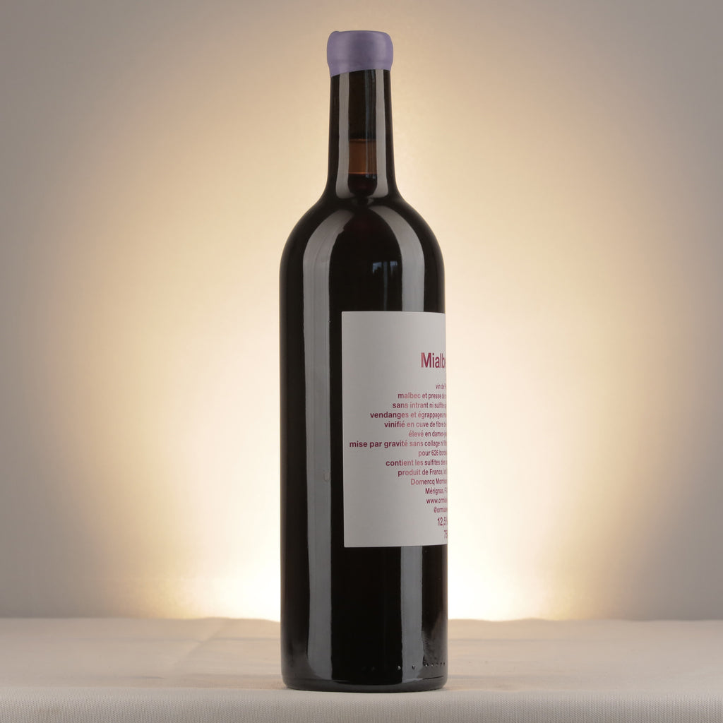 Ormiale Mialbec 2022 Bottle label