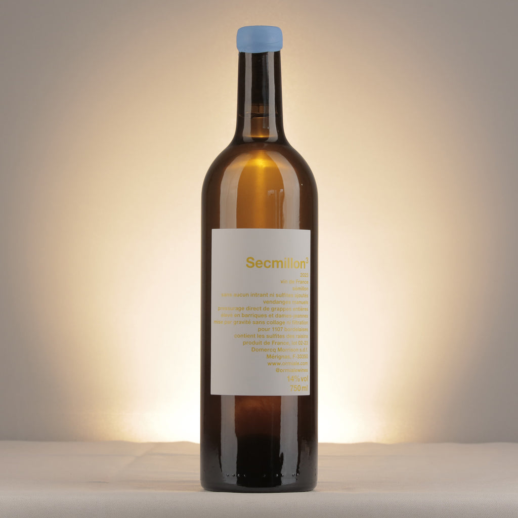 Ormiale Secmillon 3 2023 Bottle front