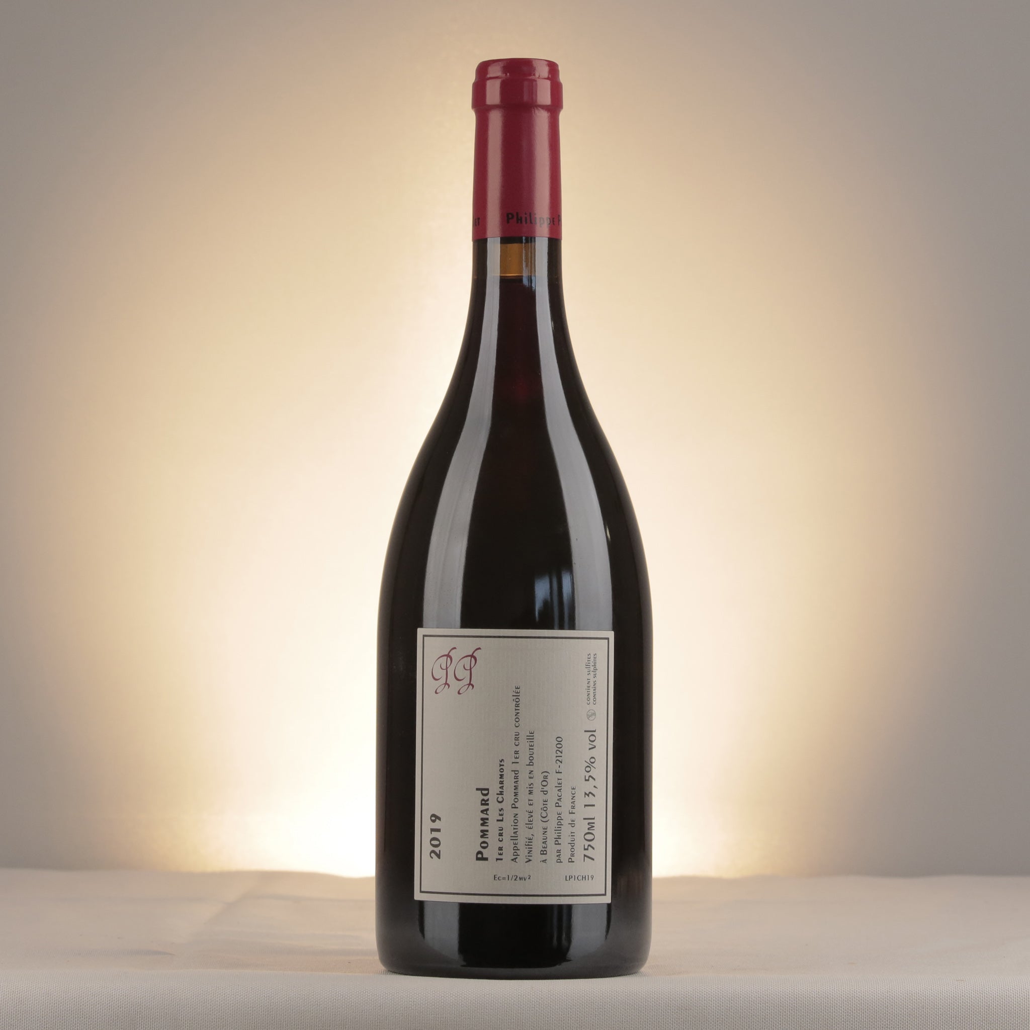 Philippe Pacalet Pommard 1er Cru Les Charmots 2019 Bottle back