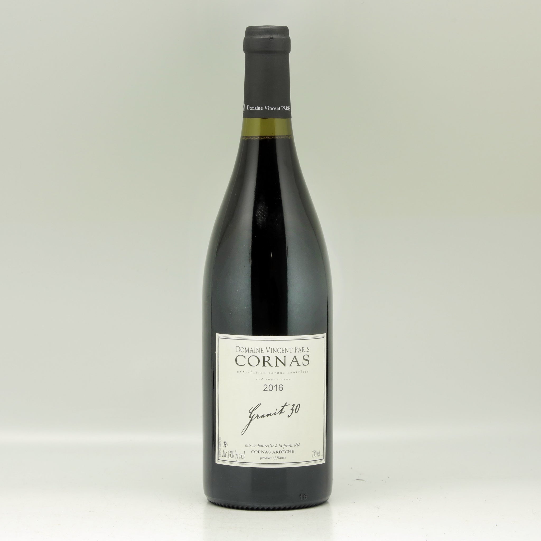Domaine Vincent Paris Cornas Granit 30 2016 Red wine Bottle