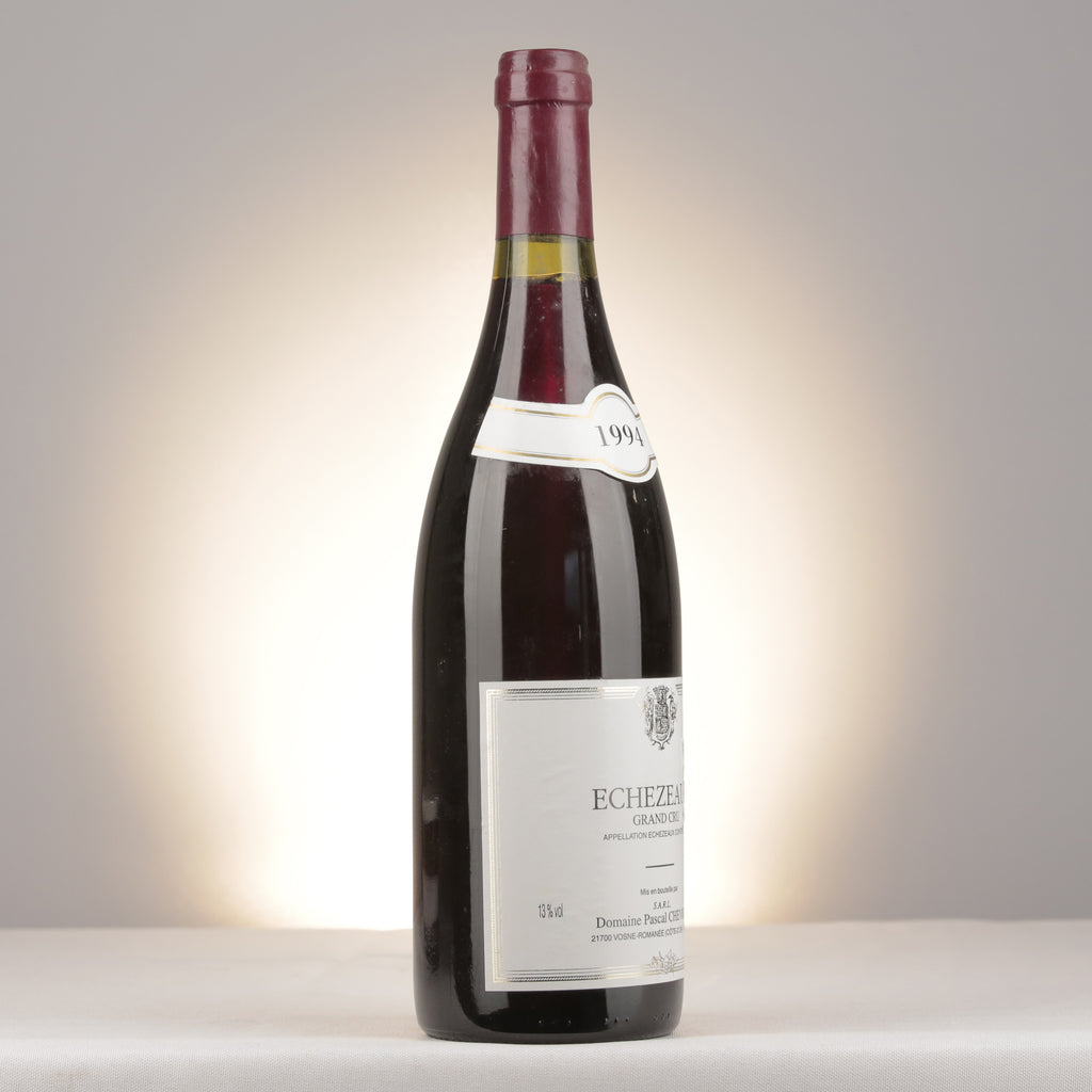 Pascal Chevigny Échezeaux Grand Cru 1994 Bottle turned right (lot f3b2)