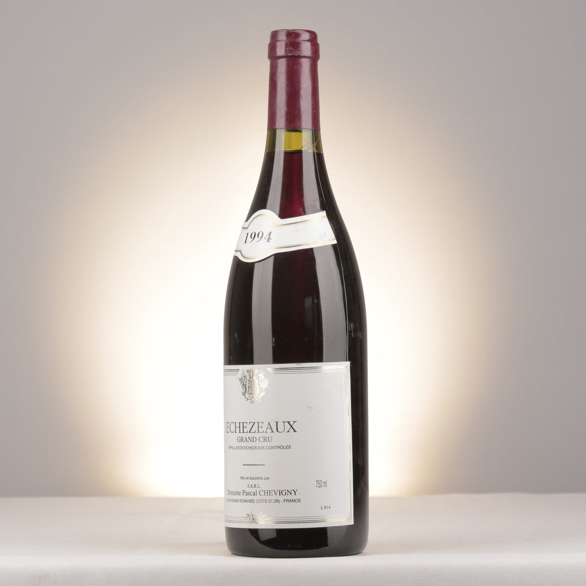 Pascal Chevigny Échezeaux Grand Cru 1994 Bottle turned left