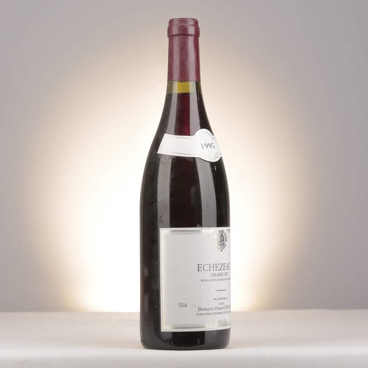 Pascal Chevigny Échezeaux Grand Cru 1995 Bottle turned right
