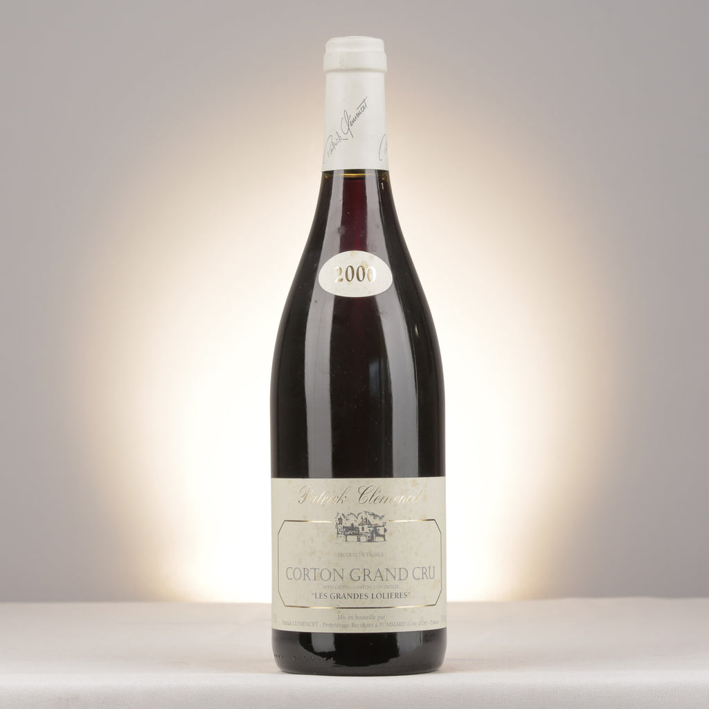Patrick Clémencet Corton Grand Cru Les Grandes Lolières 2000 Bottle front