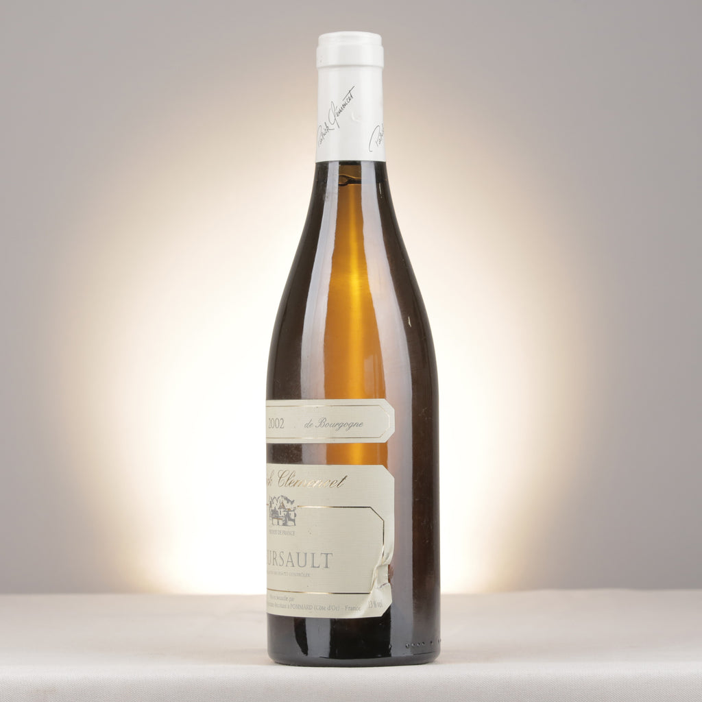 Patrick Clémencet Meursault 2002 Bottle turned left