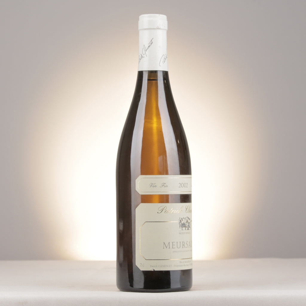 Patrick Clémencet Meursault 2002 Bottle turned right