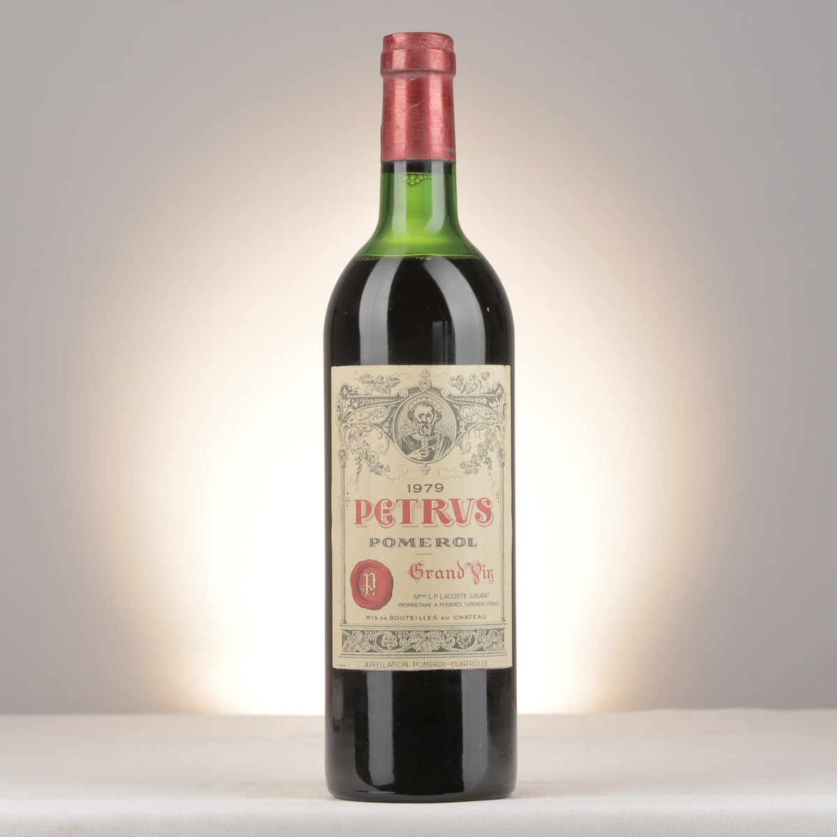 Pétrus 1979 Bottle front