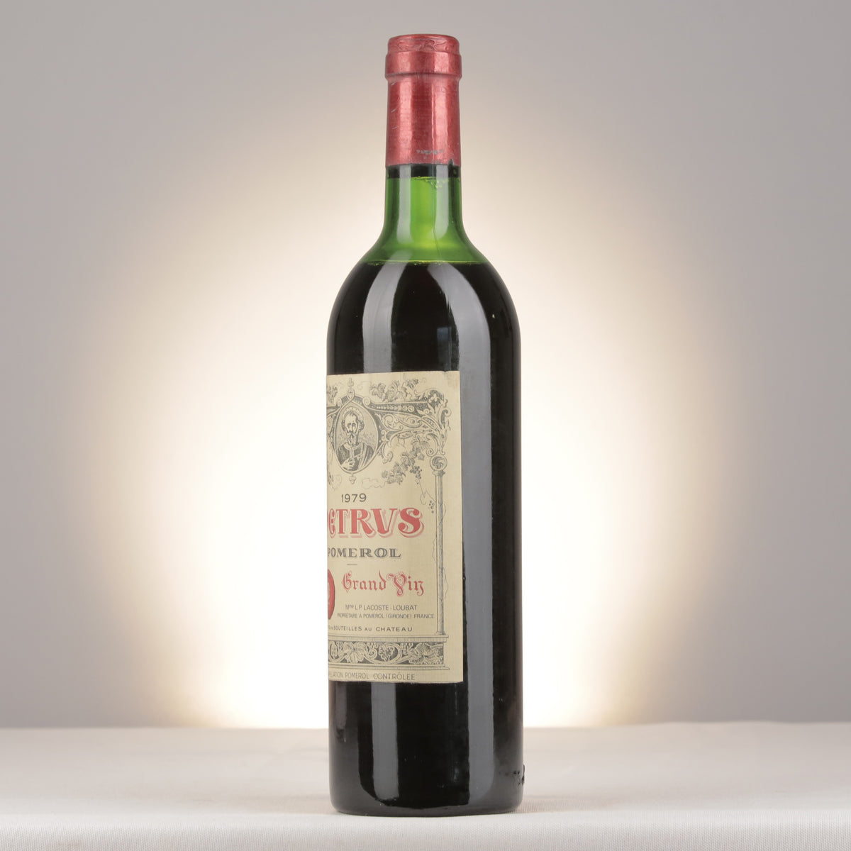 Pétrus 1979 Bottle turned left
