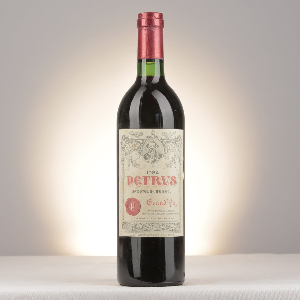 Pétrus 1984 Bottle front