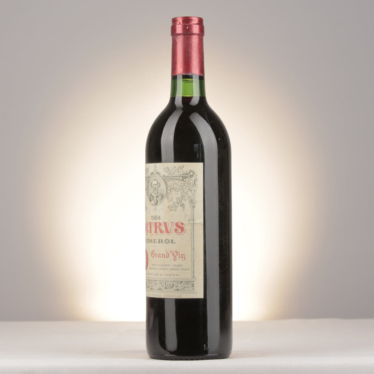 Pétrus 1984 Bottle turned left