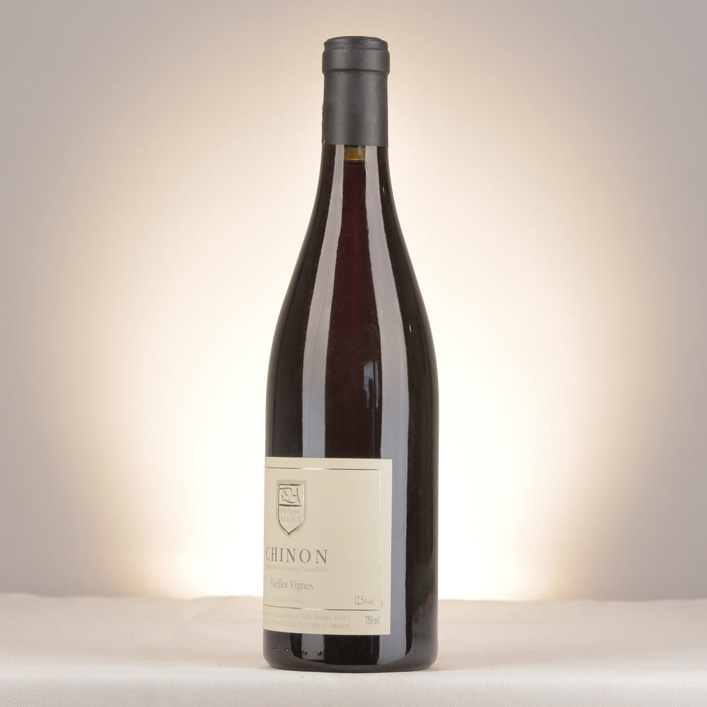 Philippe Alliet Chinon Vieilles Vignes 2000 Bottle turned left