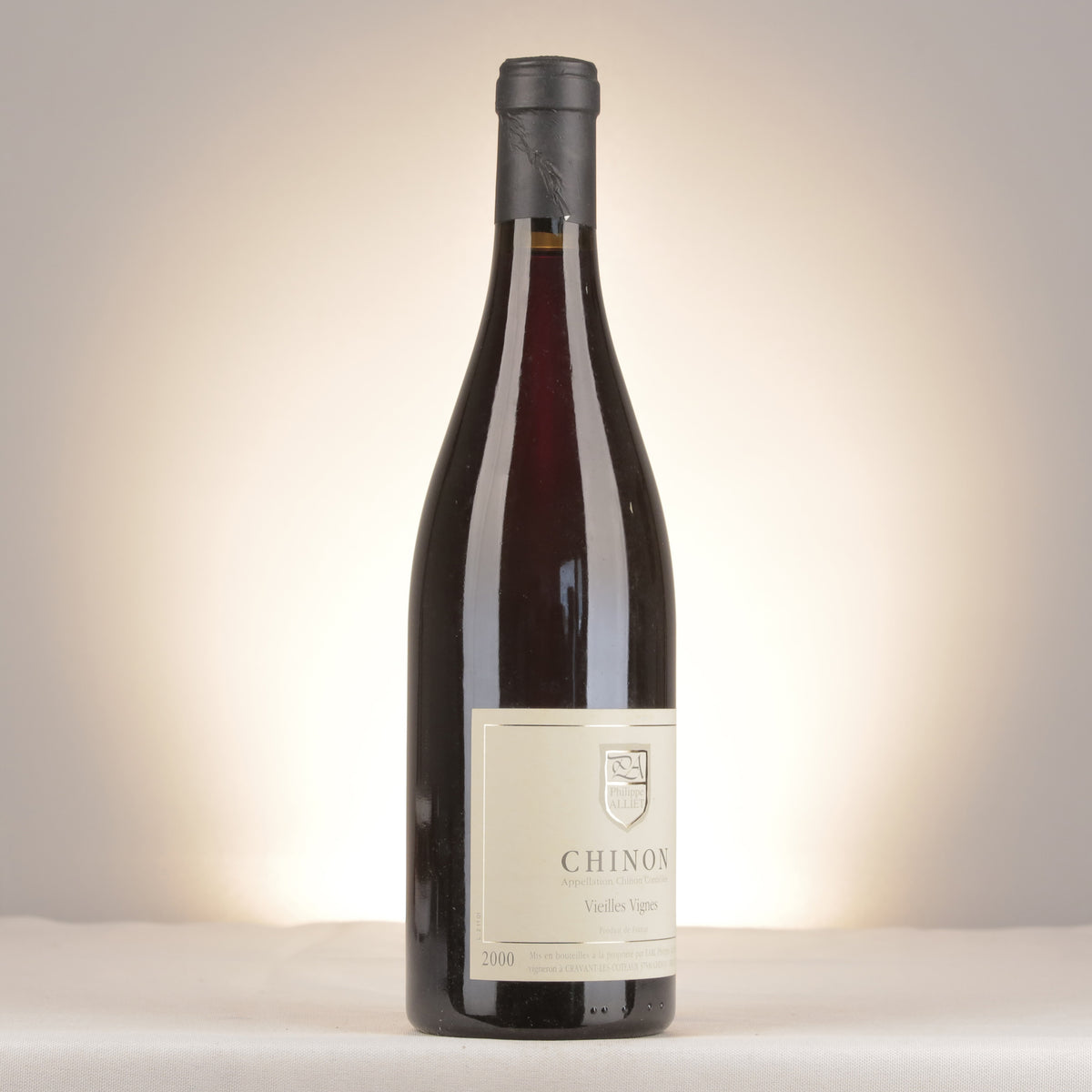Philippe Alliet Chinon Vieilles Vignes 2000 Bottle turned right