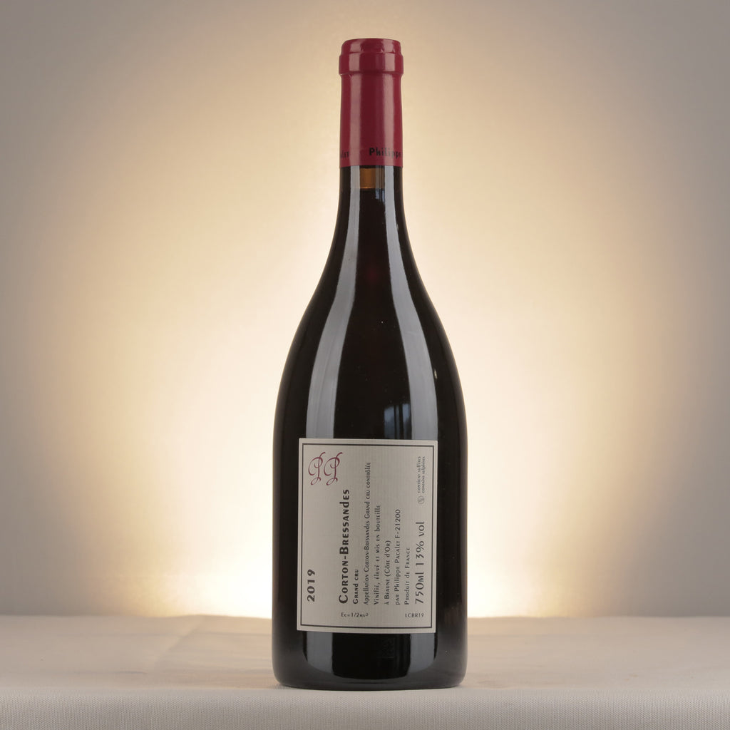 Philippe Pacalet Corton Grand Cru Les Bressandes 2019 Bottle back