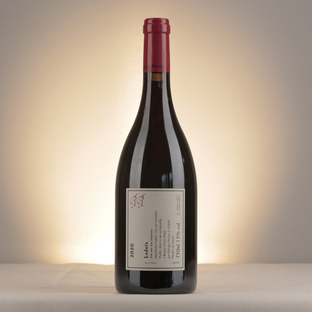 Philippe Pacalet Ladoix 1er Cru Les Joyeuses 2020 Bottle back