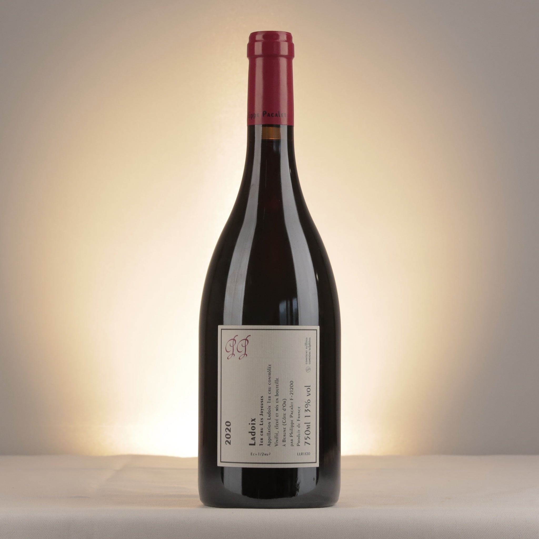 Philippe Pacalet Ladoix 1er Cru Les Joyeuses 2020 Bottle back