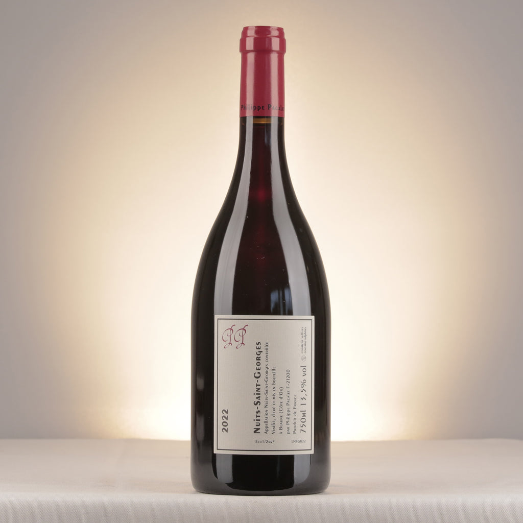 Philippe Pacalet Nuits-Saint-Georges 2022 Bottle back