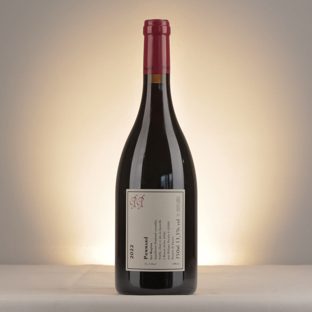 Philippe Pacalet Pommard 1er Cru Les Rugiens 2022 Bottle back