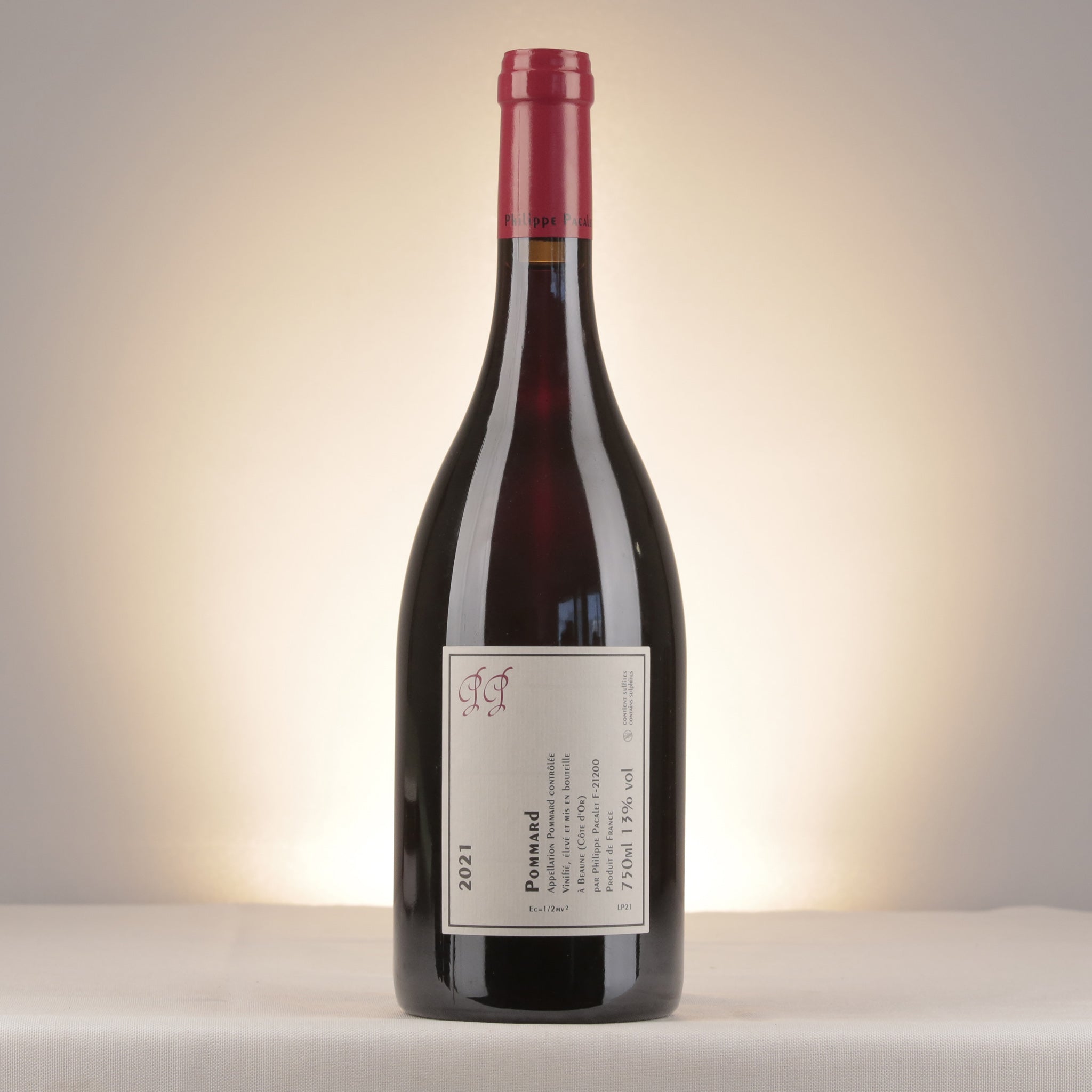 Philippe Pacalet Pommard 2021 Bottle back