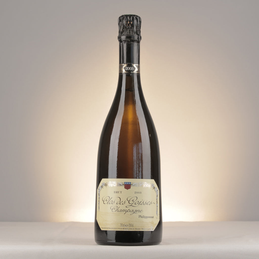 Philipponnat Clos des Goisses 2003 Bottle front