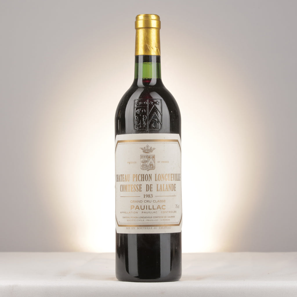 Pichon Comtesse Château Pichon Longueville Comtesse de Lalande 1983 Bottle front
