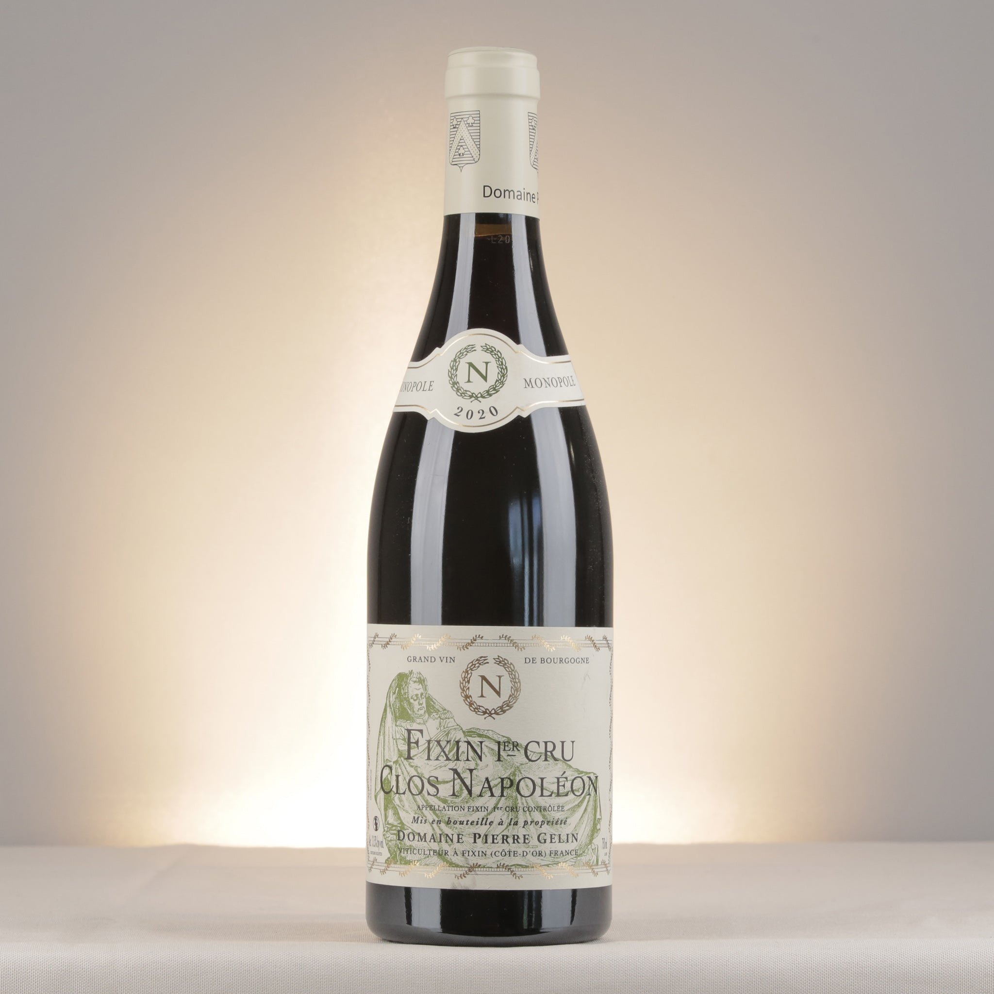 Pierre Gelin Fixin 1er Cru Clos Napoléon 2020 Bottle front