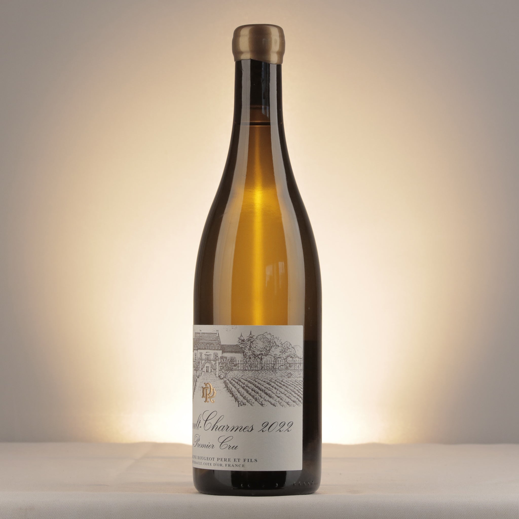 Pierre-Henri Rougeot Meursault 1er Cru Charmes 2022 Bottle detail