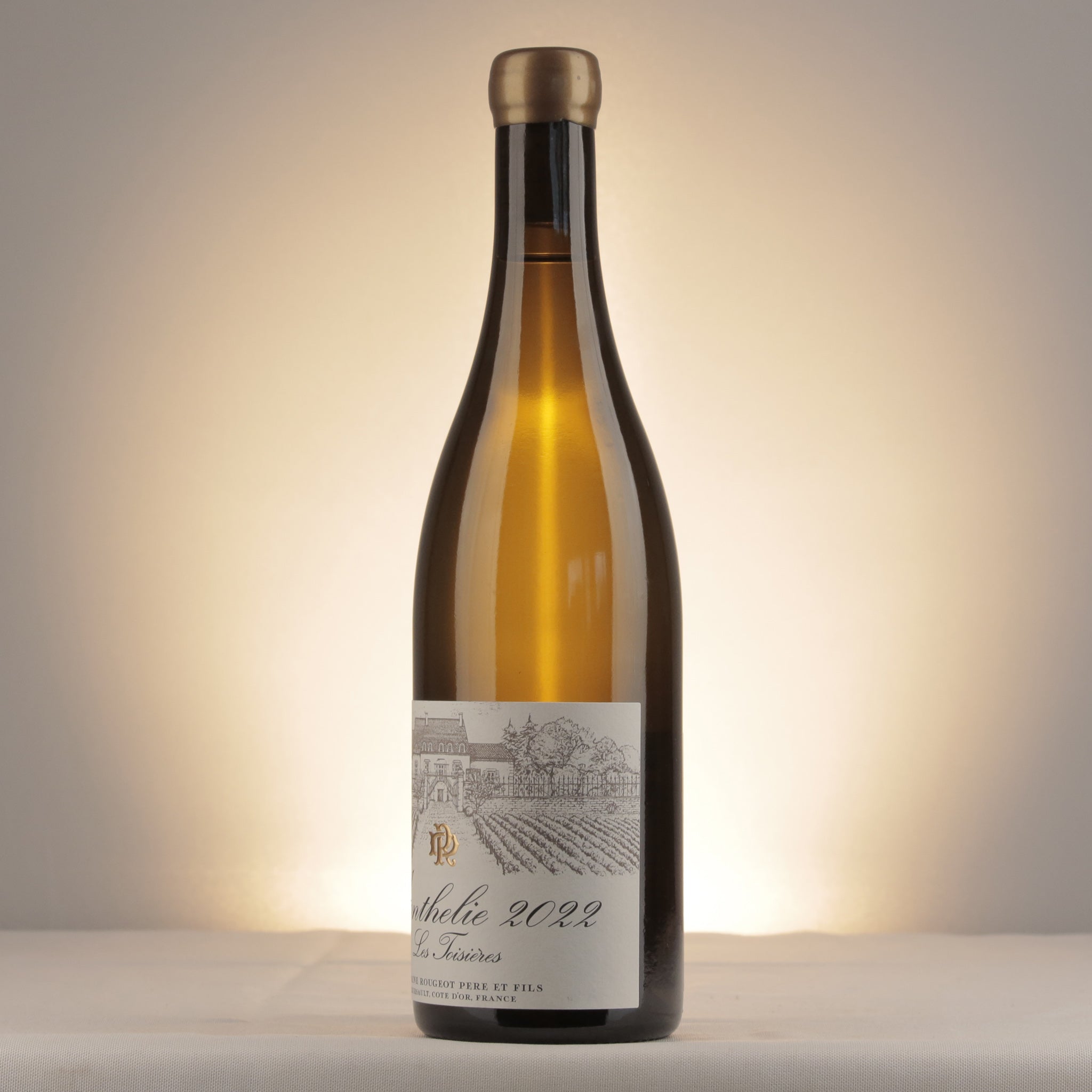 Pierre-Henri Rougeot Monthélie Les Toisières 2022 Bottle detail
