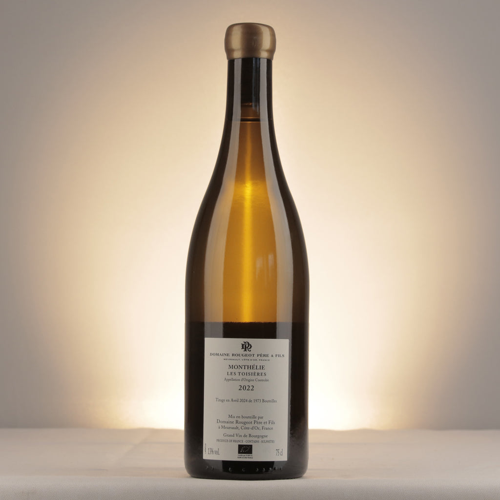 Pierre-Henri Rougeot Monthélie Les Toisières 2022 Bottle back