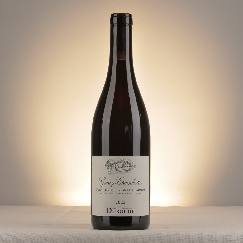 Pierre & Marianne Duroché Gevrey-Chambertin 1er Cru Combe au Moine 2023 Bottle front