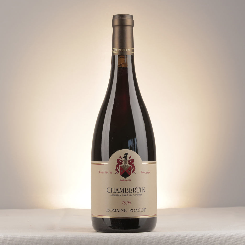 Domaine Ponsot Chambertin Grand Cru 1996 Bottle front