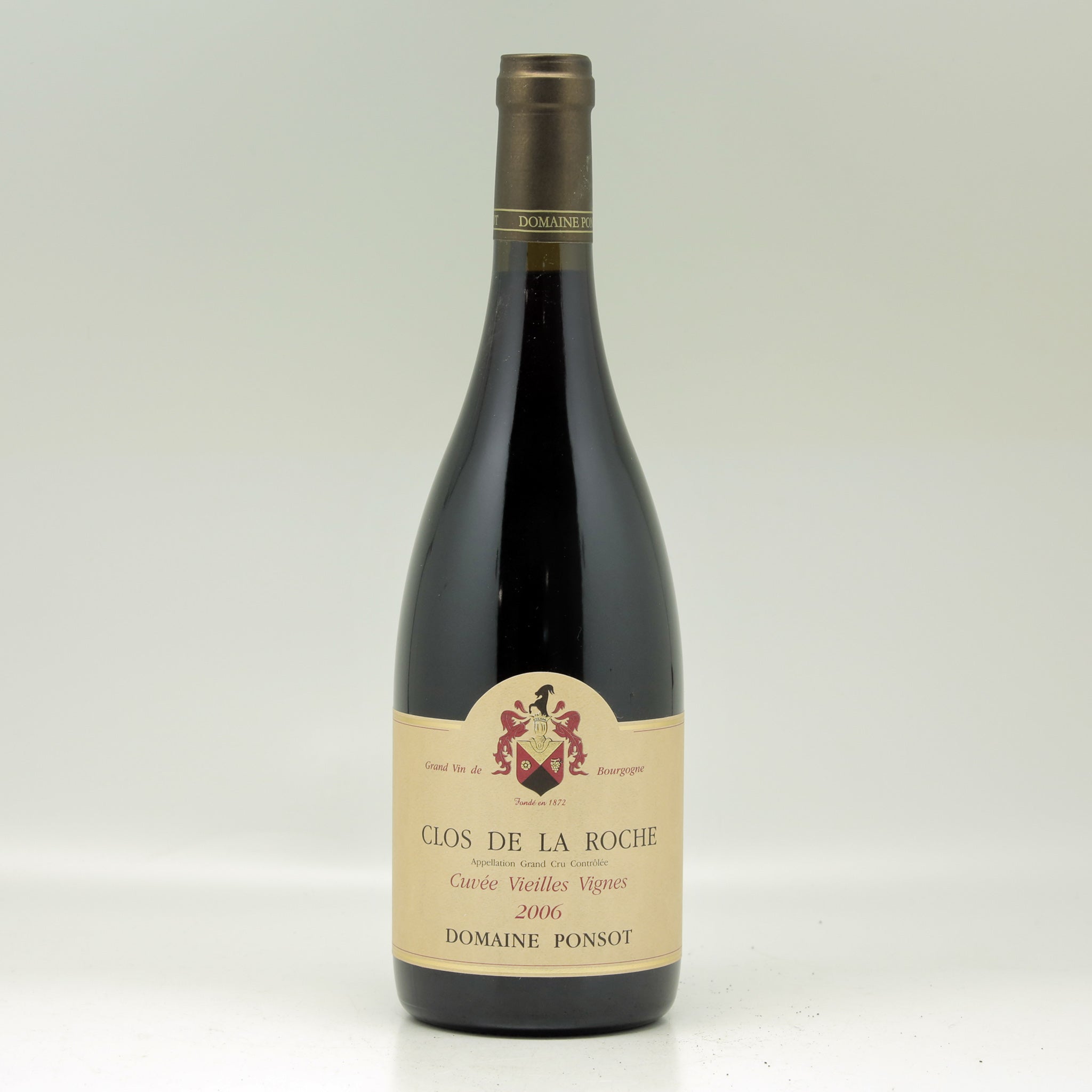 Domaine Ponsot Clos de la Roche Grand Cru Cuvée Vieilles Vignes 2006 Red wine Bottle