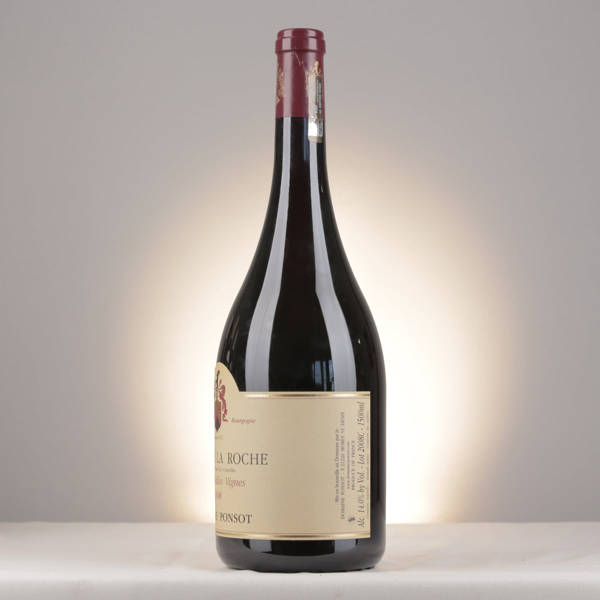 Ponsot Clos de la Roche Grand Cru Cuvée Vieilles Vignes 2008 Magnum turned left