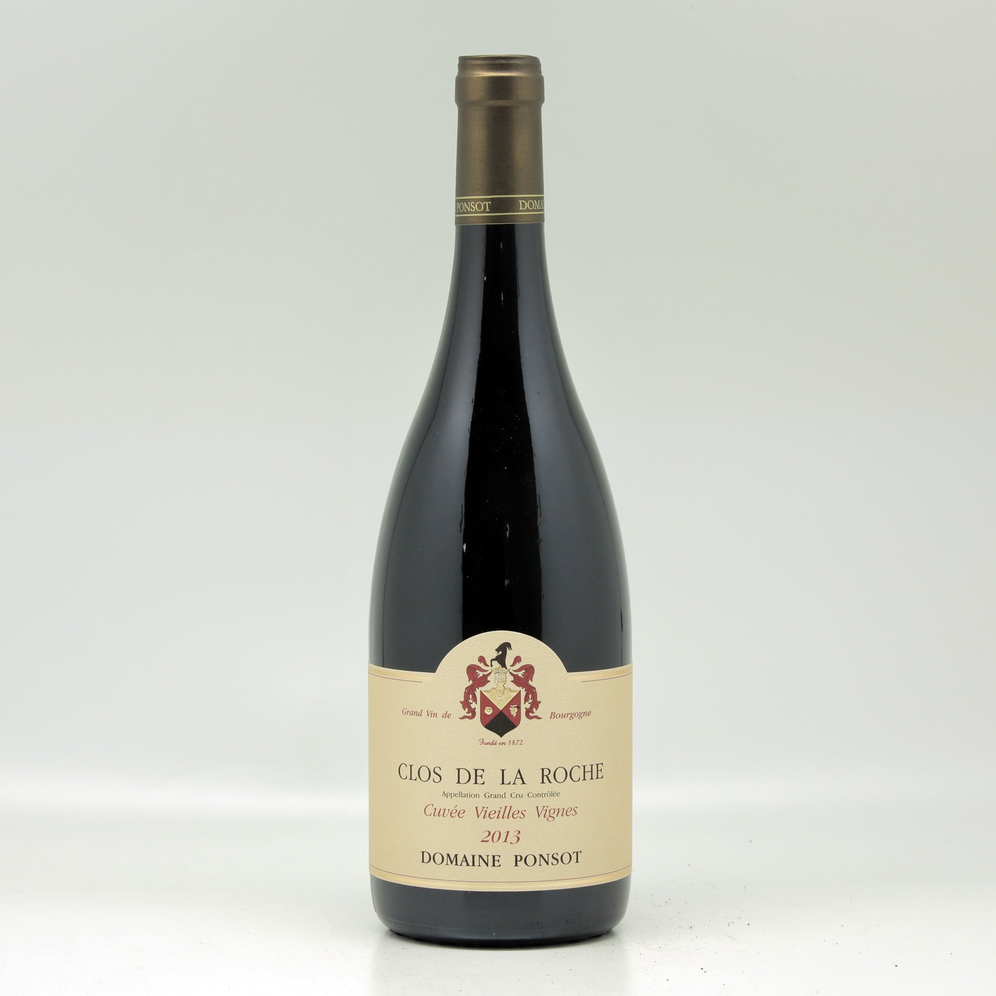 Domaine Ponsot Clos de la Roche Grand Cru Cuvée Vieilles Vignes 2013 Red wine Bottle
