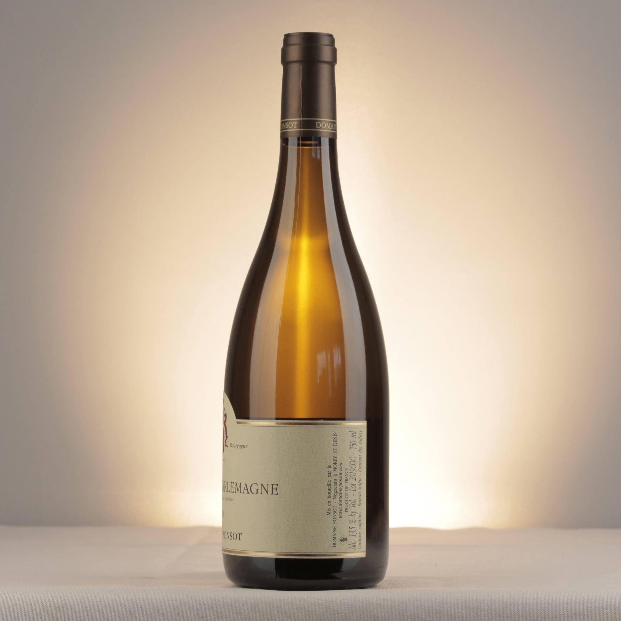 Domaine Ponsot Corton-Charlemagne Grand Cru 2019 Bottle detail