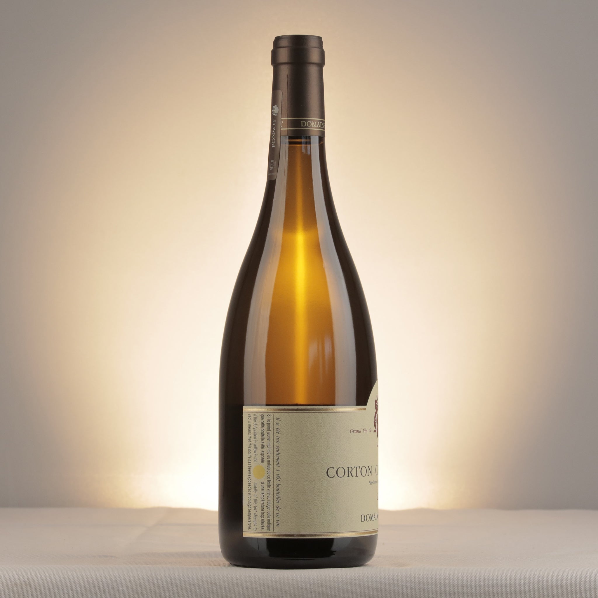 Domaine Ponsot Corton-Charlemagne Grand Cru 2019 Bottle label