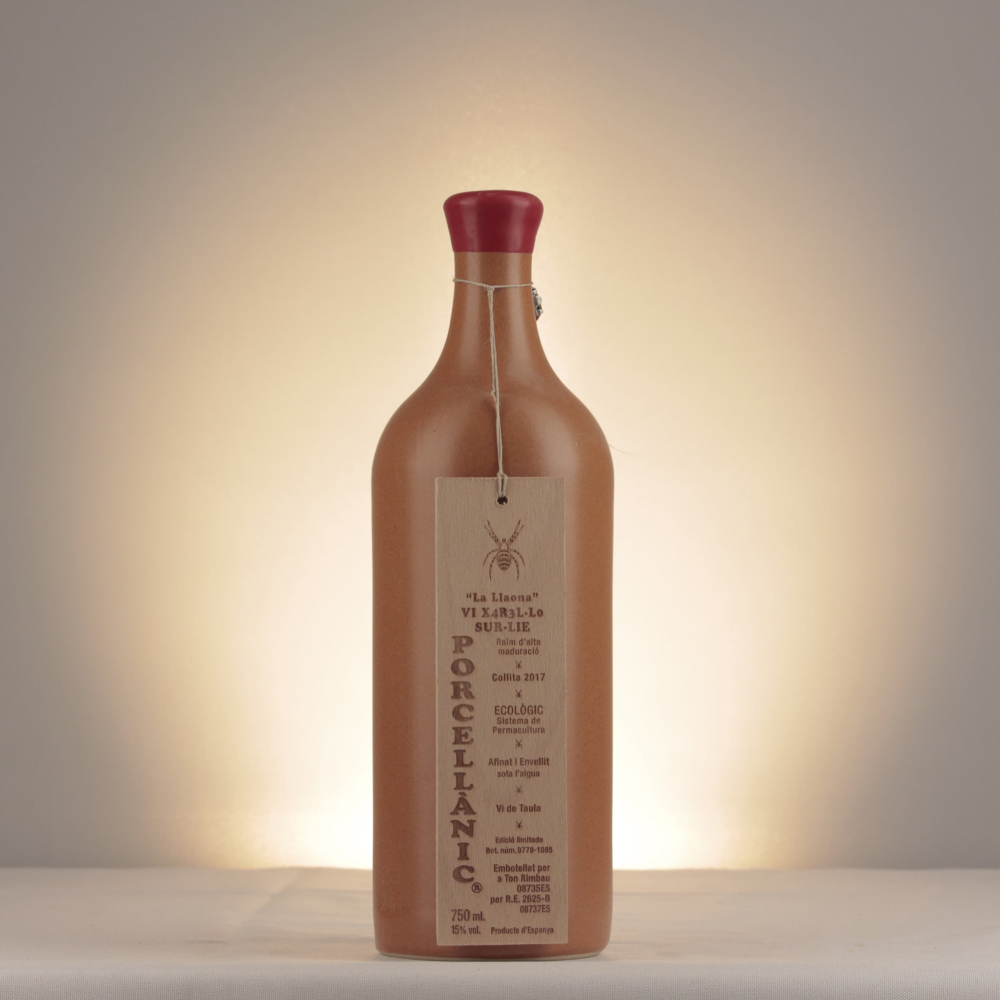 Ton Rimbau Porcellanic La Llaona Sur Lie 2017 Bottle front