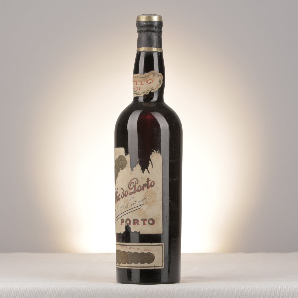 Ferreira Vino Velho do Porto 1851 Bottle turned left