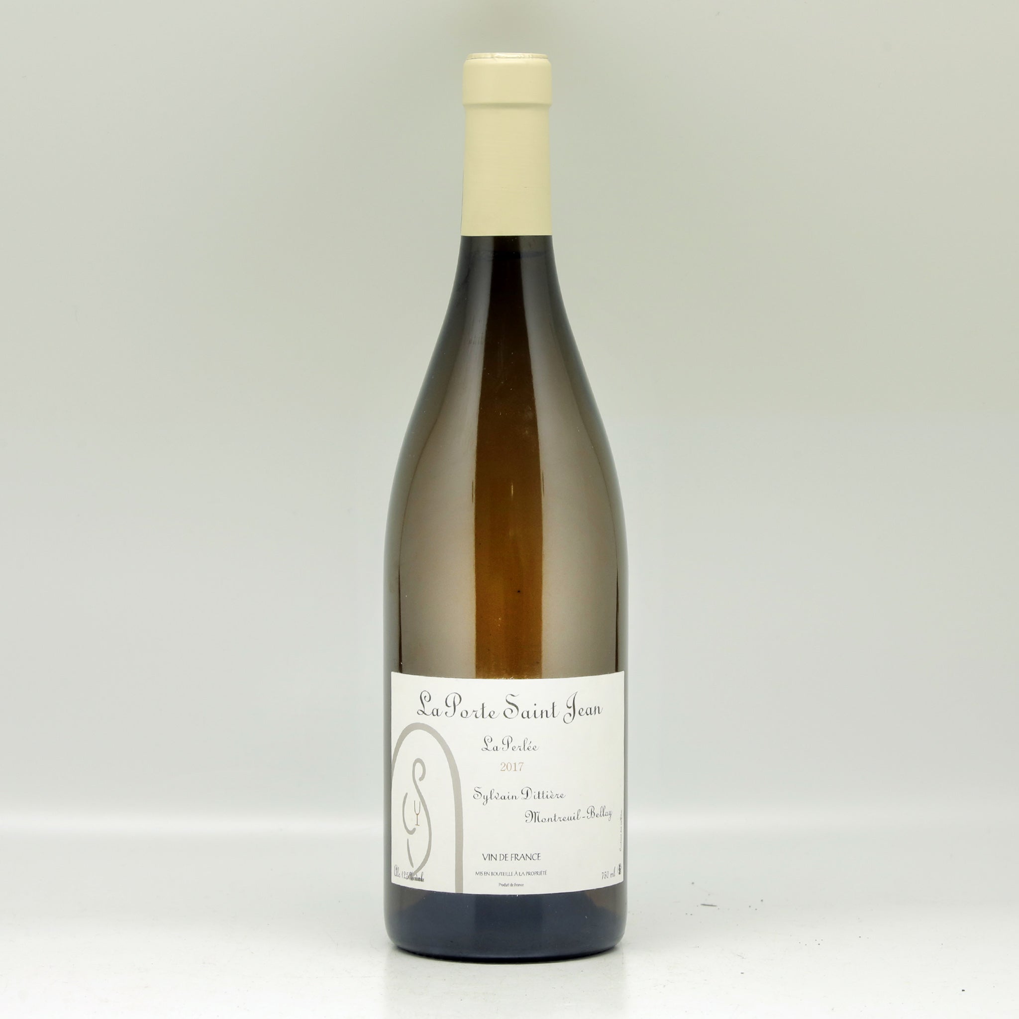 Sylvain Dittière Saumur La Porte Saint-Jean Vin de France "La Perlée" 2017 White wine Bottle