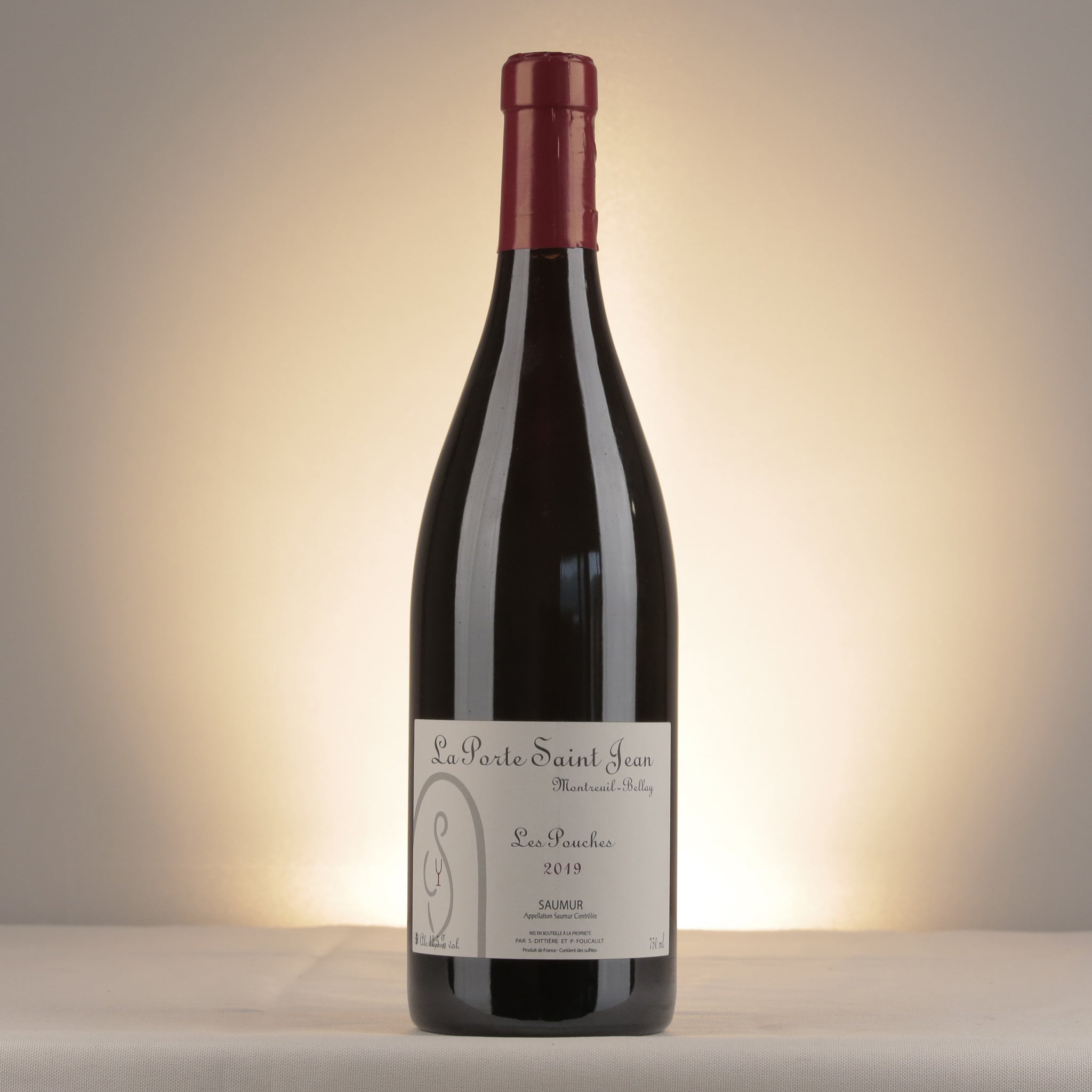 Sylvain Dittière Les Pouches Rouge 2019 Bottle front