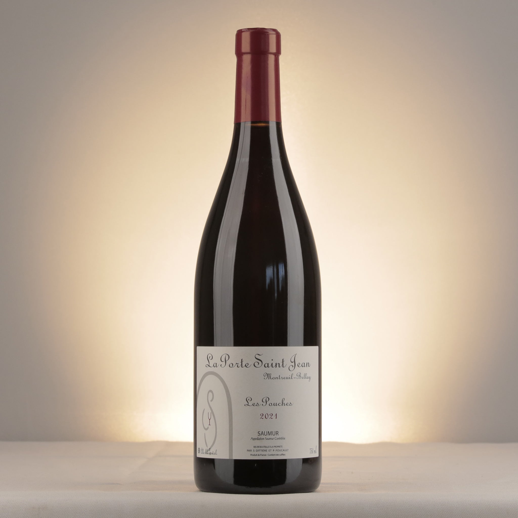 Sylvain Dittière Les Pouches Rouge 2021 Bottle front